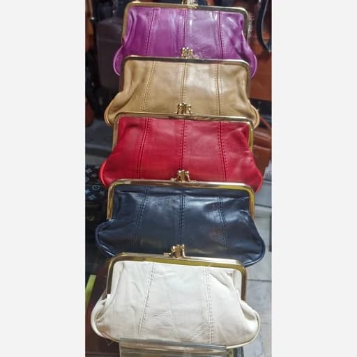 کیف پول زنانه چفتی سایز 2(چرم طبیعی)
