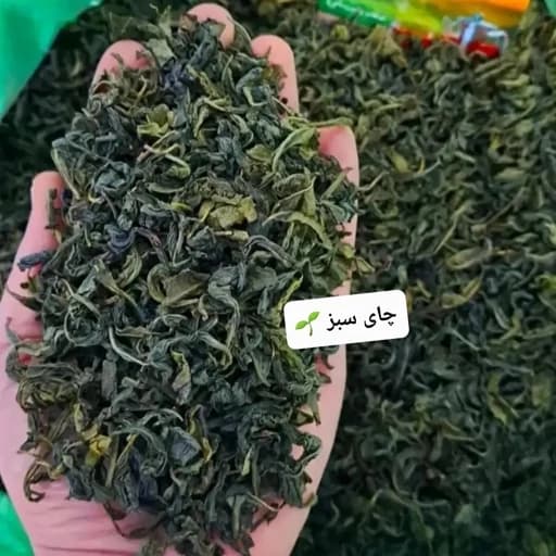 چای سبز بهاره لاهیجان بسیار خوش رنگ و با طعم عالی 1405(500 گرمی )