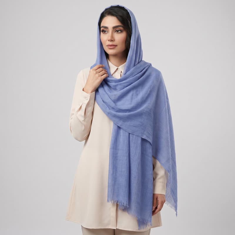 شال زنانه ساده کد tp_6159_10 — تصویر ۴