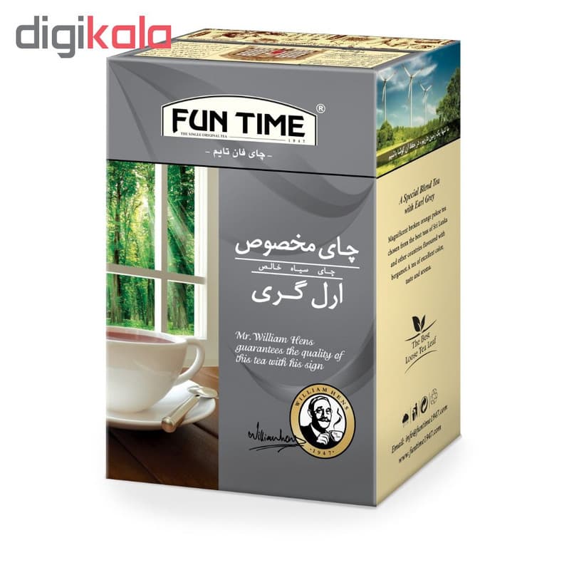 چای ارل گری فان تایم - 450 گرم به همراه چای کیسه ای بسته 25 عددی — تصویر ۴