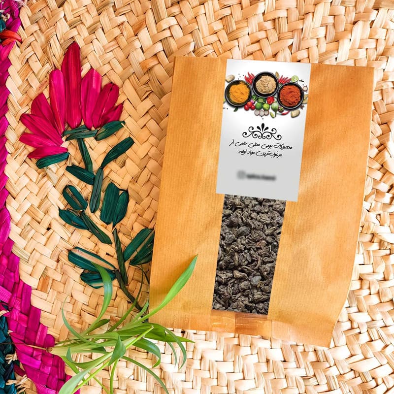 چای سبز باروتی حامی - 500 گرم — تصویر ۲