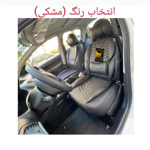 روکش صندلی خودرو شاهسوند مدل خلبانی مناسب برای پژو 206 و207 — تصویر ۲