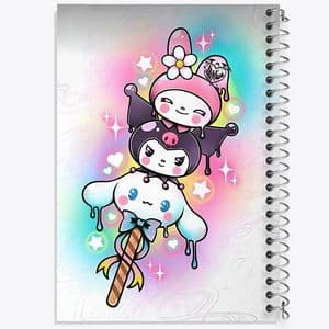 دفتر نقاشی 50 برگ خندالو طرح کرومی (Kuromi) کد N4513