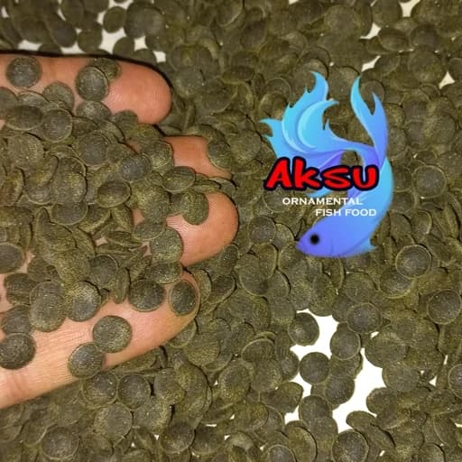 غذای ماهی ویفر قرصی اسپیرولینا 10 درصد یک کیلویی
