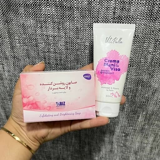کرم و صابون (لایه بردار و روشن کننده صورت) — تصویر ۲