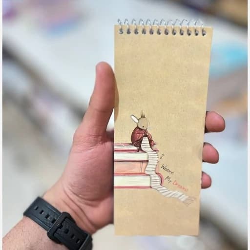 دفترچه یادداشت سیمی بلند — تصویر ۲