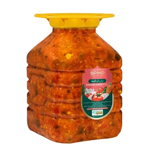 ترشی گوجه سالاد فصل 11 کیلویی اسپینو