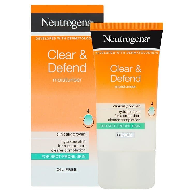 کرم آبرسان نوتروژینا مدل CLEAR and DEFENCE حجم 50 میلی لیتر — تصویر ۳