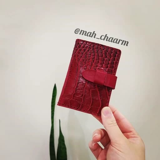 کیف جا کارتی زنانه چرم گاوی