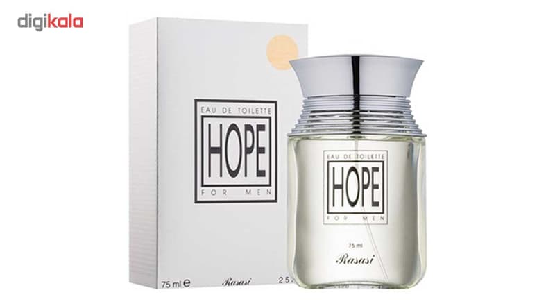 ادوتویلت مردانه رصاصی مدل Hope حجم 75 میلی لیتر — تصویر ۳