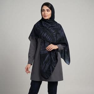 روسری زنانه مدل نخی چهارفصل قواره بزرگ کد 1454