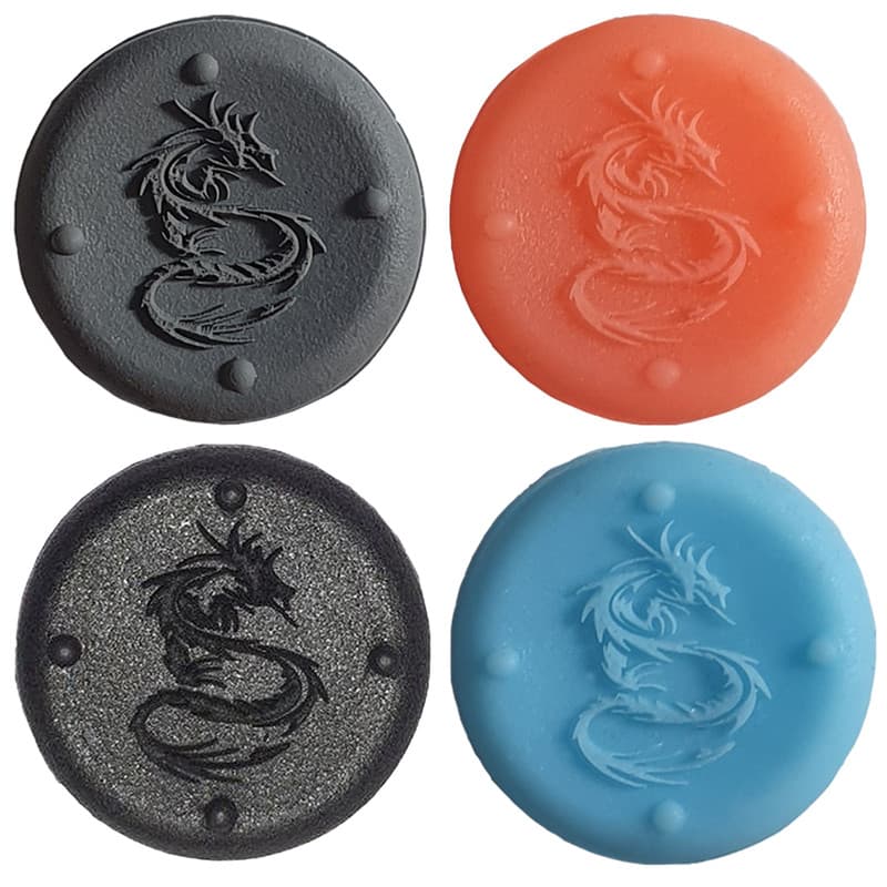 روکش آنالوگ دسته بازی پلی استیشن و ایکس باکس مدل DRAGON کد 72 بسته 2 عددی — تصویر ۵