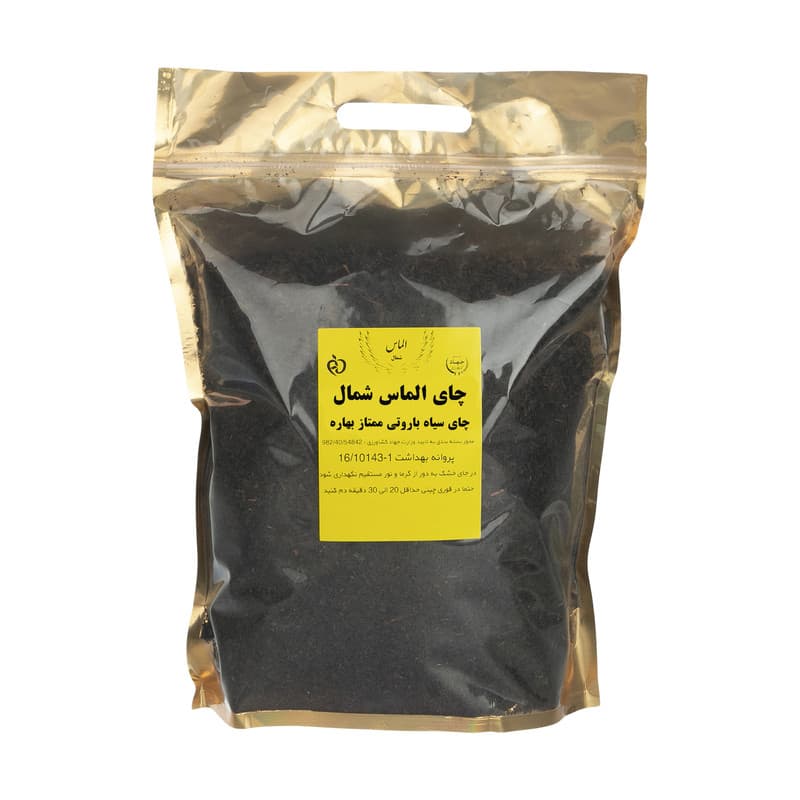 چای سیاه ایرانی باروتی بهاره الماس شمال - 2000 گرم — تصویر ۴