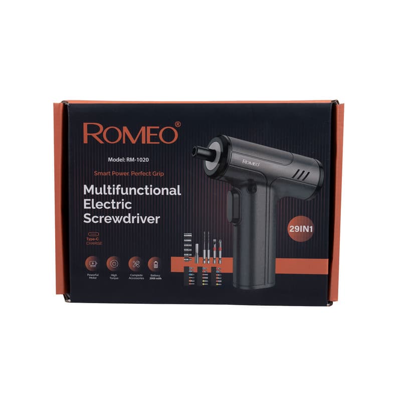 پیچ گوشتی شارژی 4.2 ولت رومئو مدل Rm-1020 — تصویر ۲
