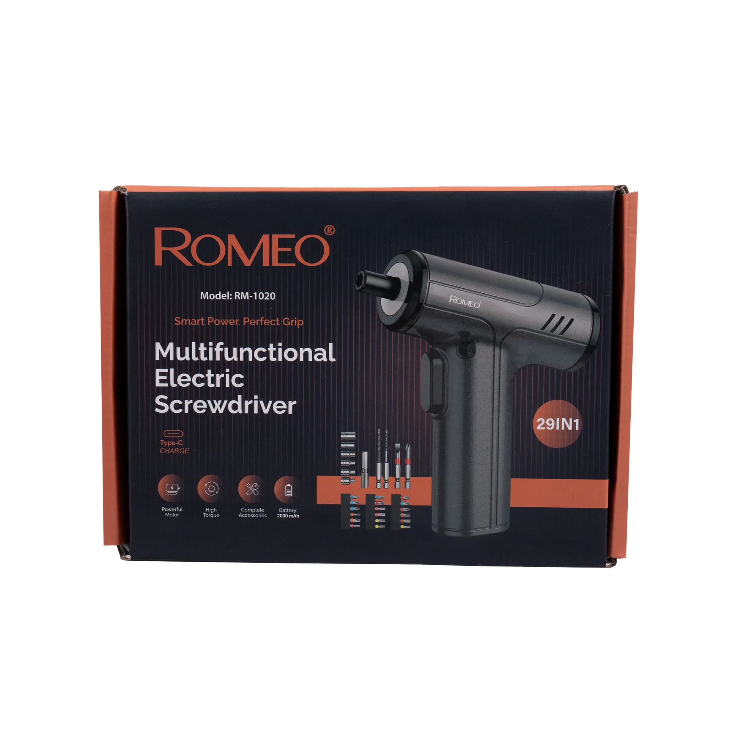 پیچ گوشتی شارژی 4.2 ولت رومئو مدل Rm-1020 — تصویر ۸