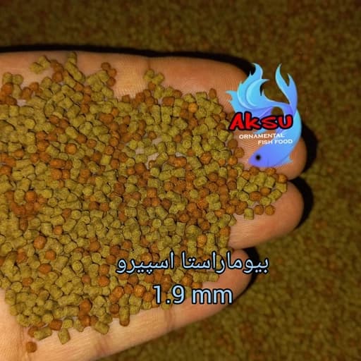 غذای ماهی 1.9 میل بیومار استا اسپیرو اکسو زیرابی 500 گرمی