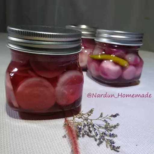ترشی پیاز خانگی (500 گرمی)