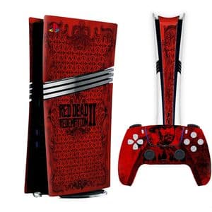برچسب پلی استیشن ۵ پرو دیجیتال هاماگراف مدل reddead redemption 2