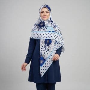 روسری زنانه مدل نخی قواره بزرگ چهار فصل کد 1770