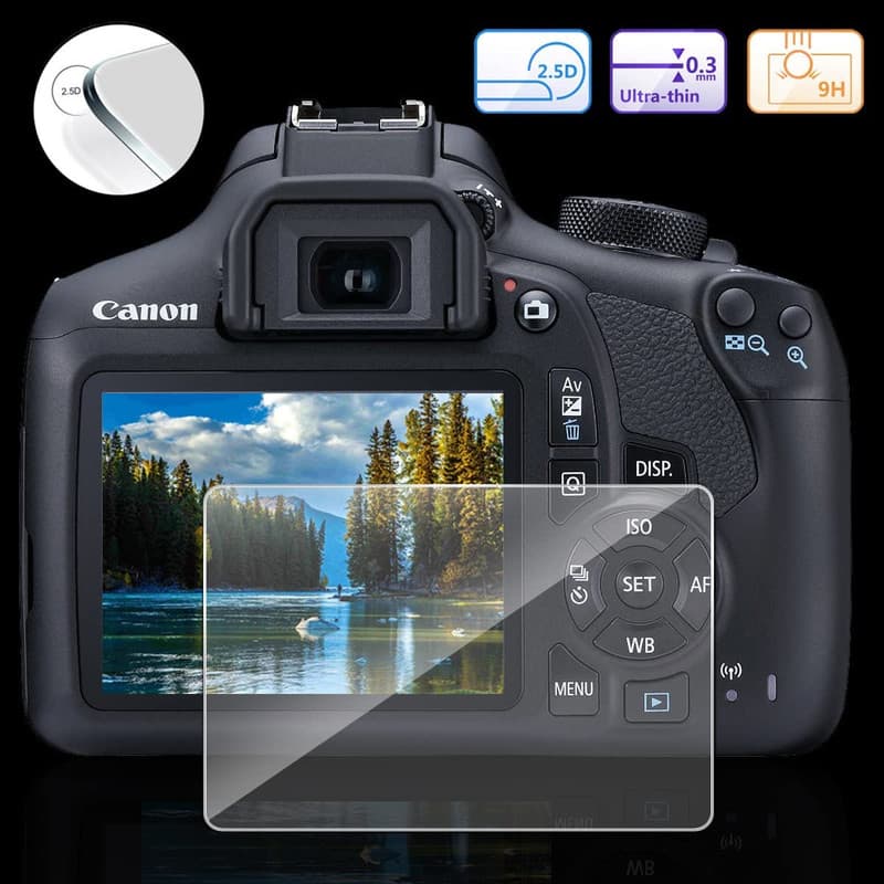 محافظ صفحه نمایش دوربین مدل R2000D مناسب برای کانن 2000D — تصویر ۴