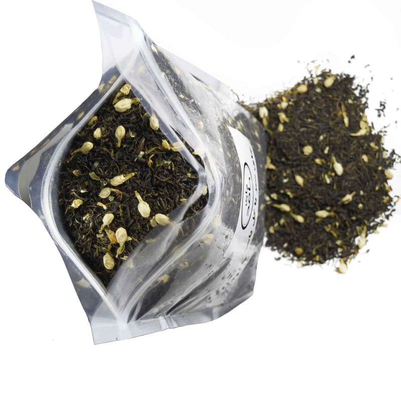 چای سبز با گل یاس چای حامد-1کیلوگرم — تصویر ۳