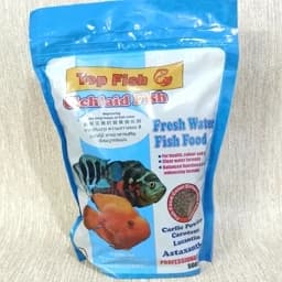 غذای عمومی ماهیان گوشتخوار سایز بزرگ شامل غذا رنگ و رشد و اسپیرولینا (500 g) — تصویر ۳