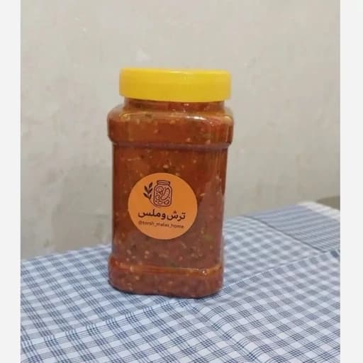 ترشی لیته گوجه فرنگی خانگی ملس 1 کیلوگرمی — تصویر ۲