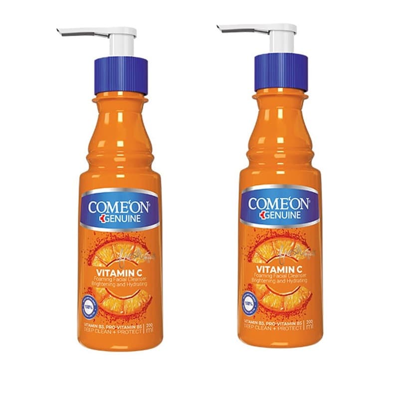 کرم مرطوب کننده کامان مدل Vitamin C حجم 200 میلی لیتر مجموعه 2 عددی — تصویر ۳