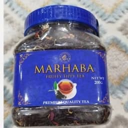 چای مراکشی مرحبا قوطی 200گرمی اصلی — تصویر ۳