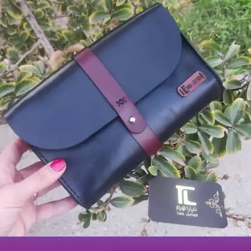 کیف کمری زنانه چرم طبیعی ودست دوزبدون کمربند تیاراچرم مشهد