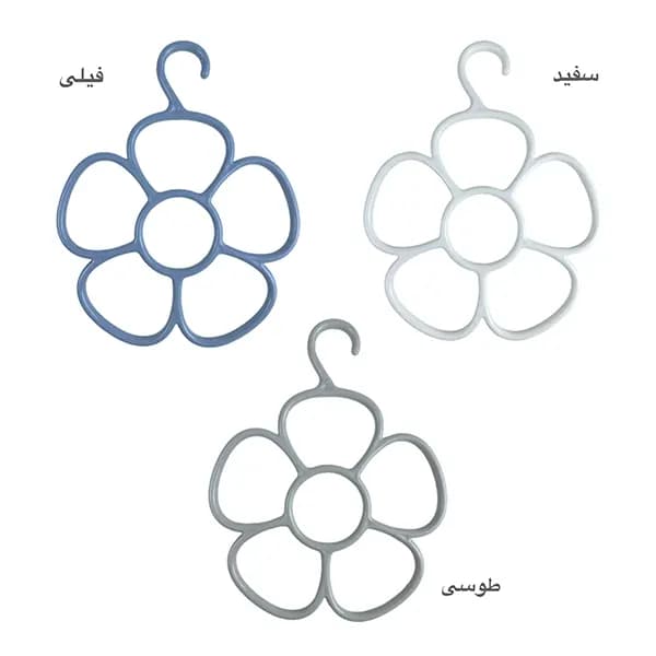 آویز شال و روسری طرح گل — تصویر ۹
