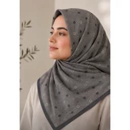 روسری زنانه قواره دار نخی شال و روسری فرشته — تصویر ۷