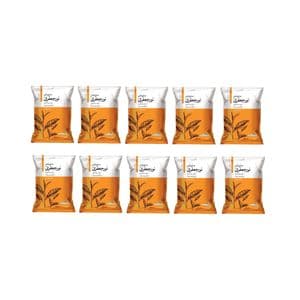 چای ایرانی سیاه شکسته ممتاز صنایع غذایی نورجعفری لاهیجان - 5 کیلوگرم بسته 10 عددی