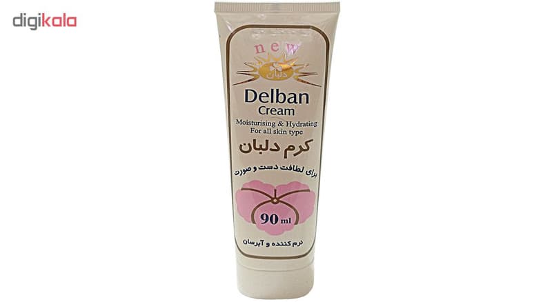 کرم مرطوب کننده دلبان مدل 089 حجم 90 میلی لیتر — تصویر ۲