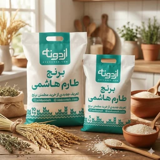 برنج 5کیلویی معطر طارم هاشمی درجه یک