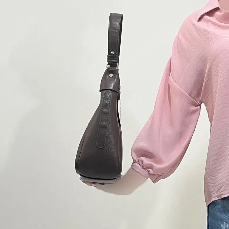 کیف دستی و دوشی زنانه مدل قایقی زارا کد 1416 جنس چرم مصنوعی — تصویر ۶