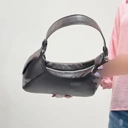 کیف دستی و دوشی زنانه مدل قایقی زارا کد 1416 جنس چرم مصنوعی — تصویر ۳