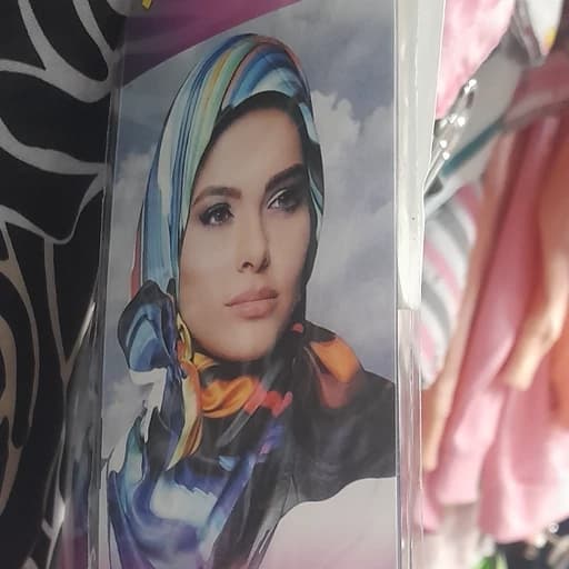 طلق روسری دو سایز برای ایستایی زیبای شال و روسری