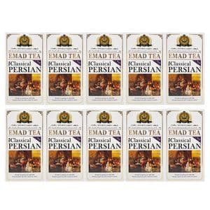 چای سیاه کلاسیک ایرانی عماد - 400 گرم بسته 10 عددی