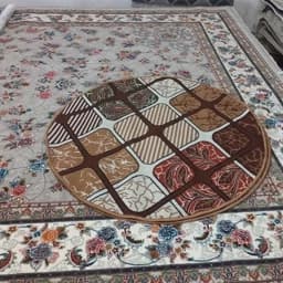 گلیم ماشینی دایره یک در یک — تصویر ۳