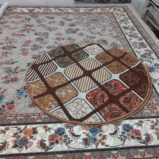 گلیم ماشینی دایره یک در یک