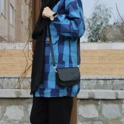 کیف کوچک و فانتزی زنانه چرم طبیعی — تصویر ۳