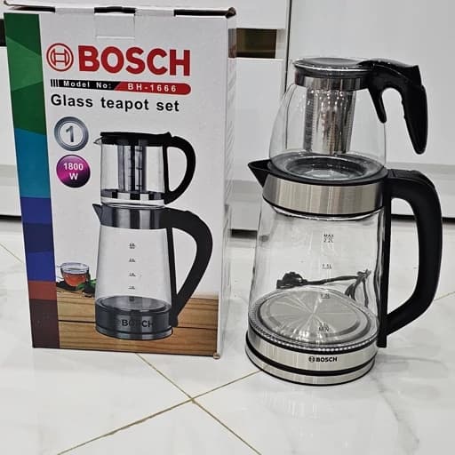 چای ساز بوش مدل روهمی دکمه ای 1800 وات