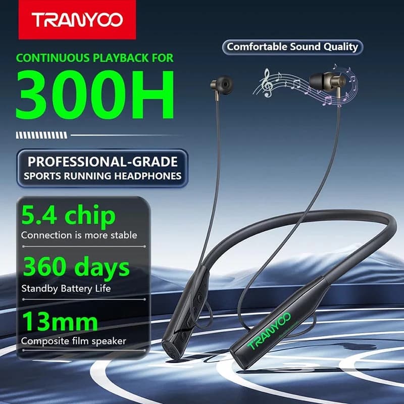 هدفون بلوتوثی ترانیو مدل T-M31 — تصویر ۹