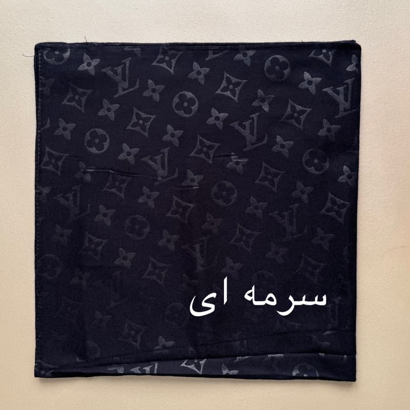 مینی اسکارف زنانه مدل ساده موهر پاییزی کد 6 — تصویر ۴