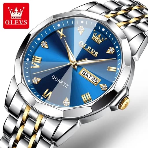 ساعت مچی مردانه اورجینال olevs 9931 — تصویر ۲