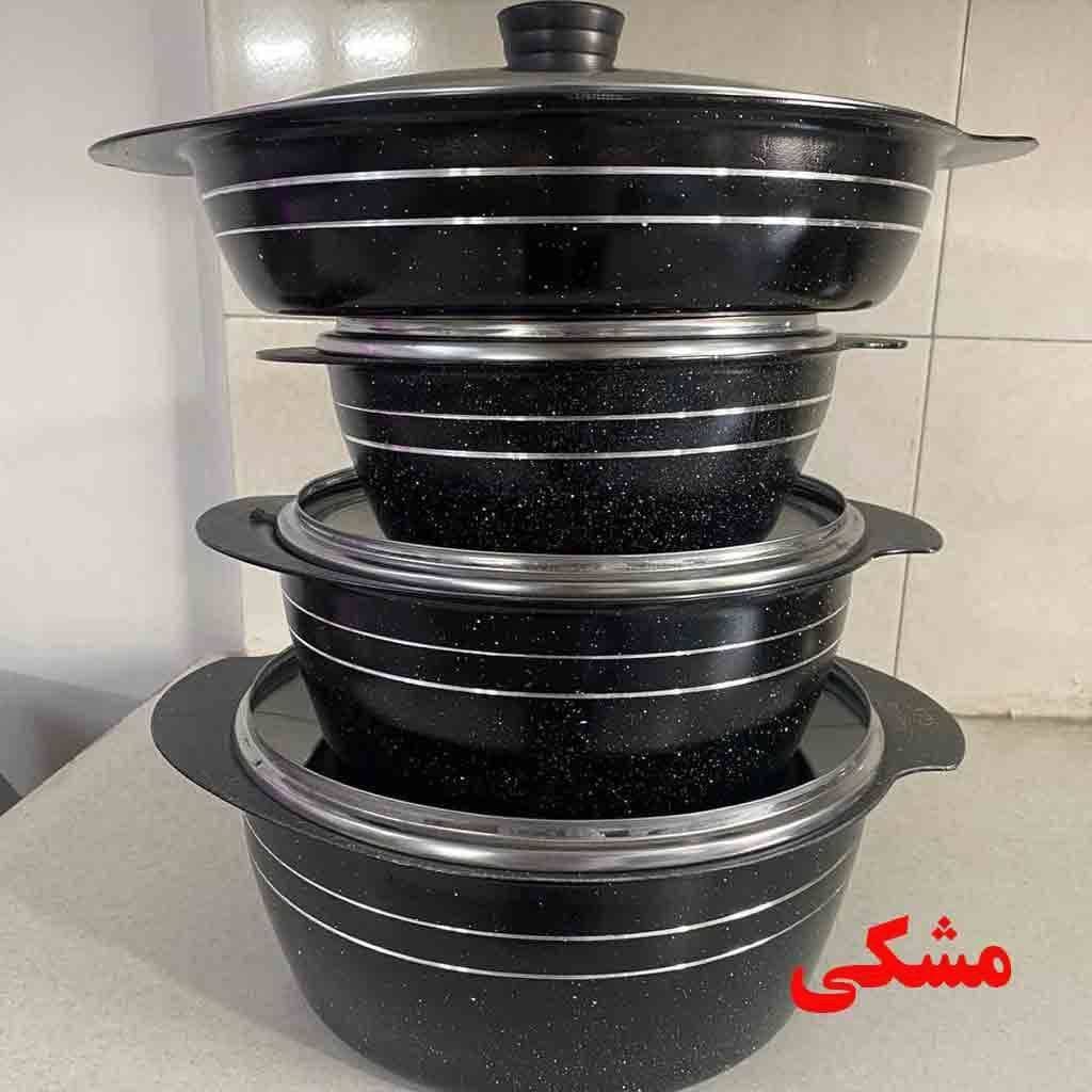 سرویس قابلمه چدن گرانیت اس پی اس 10 پارچه — تصویر ۶