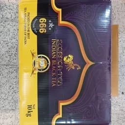 چای شکسته سوپر زرین فوق اعلا عقرب کد 666 بهترین نوع چای کلکته موجود در بازار ایران — تصویر ۳