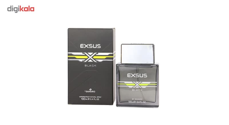 ادوپرفیوم مردانه سنسیرو مدل exsus black حجم 100 میلی لیتر — تصویر ۲