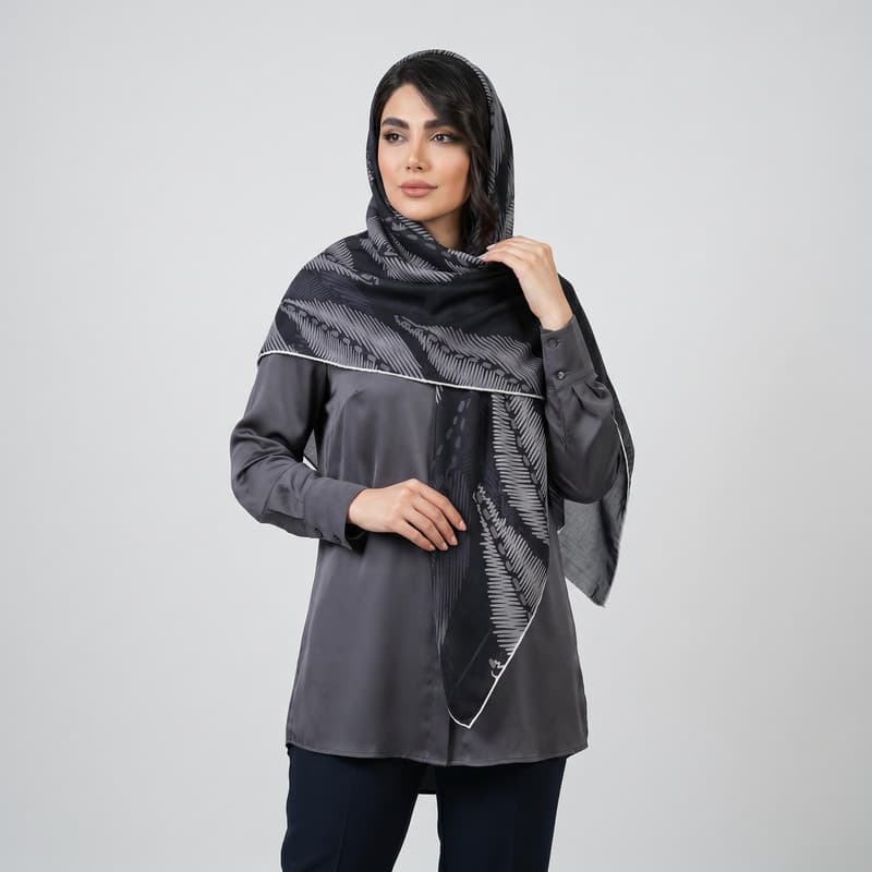 روسری زنانه مدل نخی کد 1361 — تصویر ۷